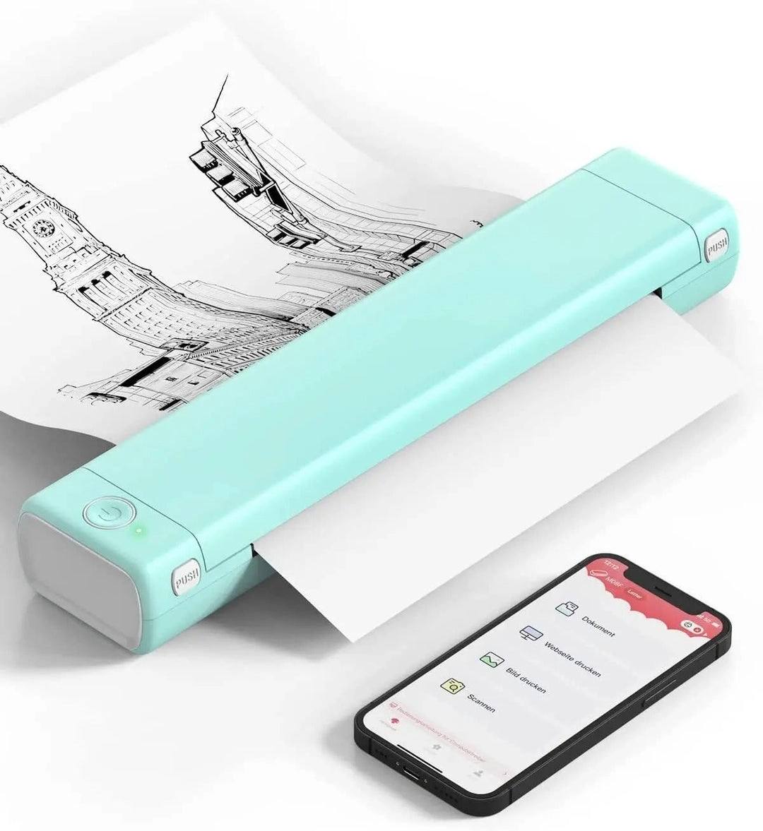 ONLY $39 💥Last Day Buy 1 Get 1 Free🛒 Ultimate Wireless A4 Thermal Printer - Compatible with Android, iOS & Laptops - Image 6