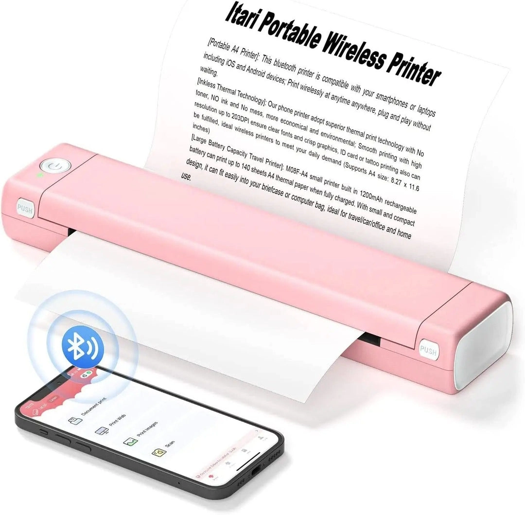 ONLY $39 💥Last Day Buy 1 Get 1 Free🛒 Ultimate Wireless A4 Thermal Printer - Compatible with Android, iOS & Laptops - Image 7