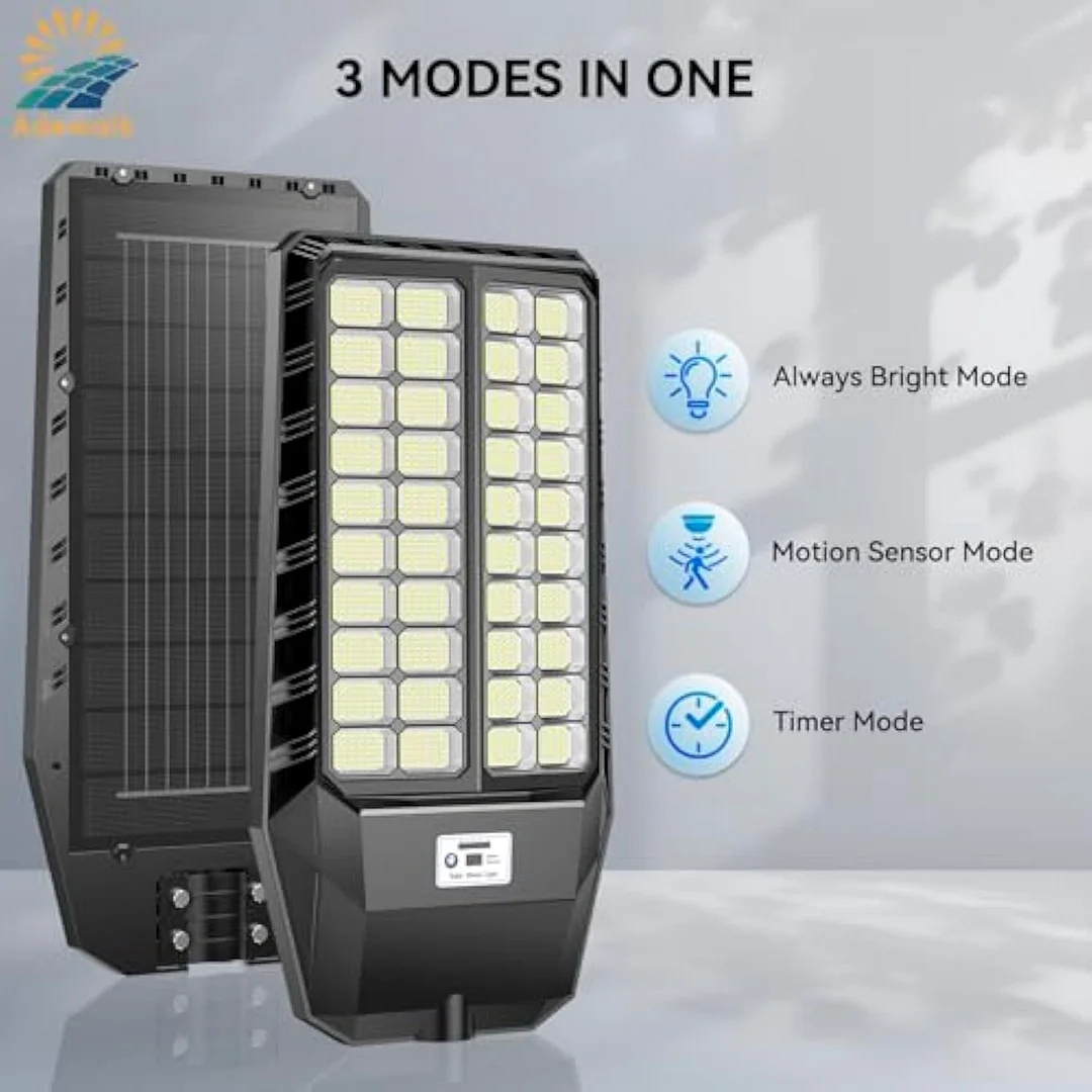 💥Last Day Buy 1 Get 1 Free $39.99 💥9000W Pro Large Solar Street Lights Outdoor - Image 4