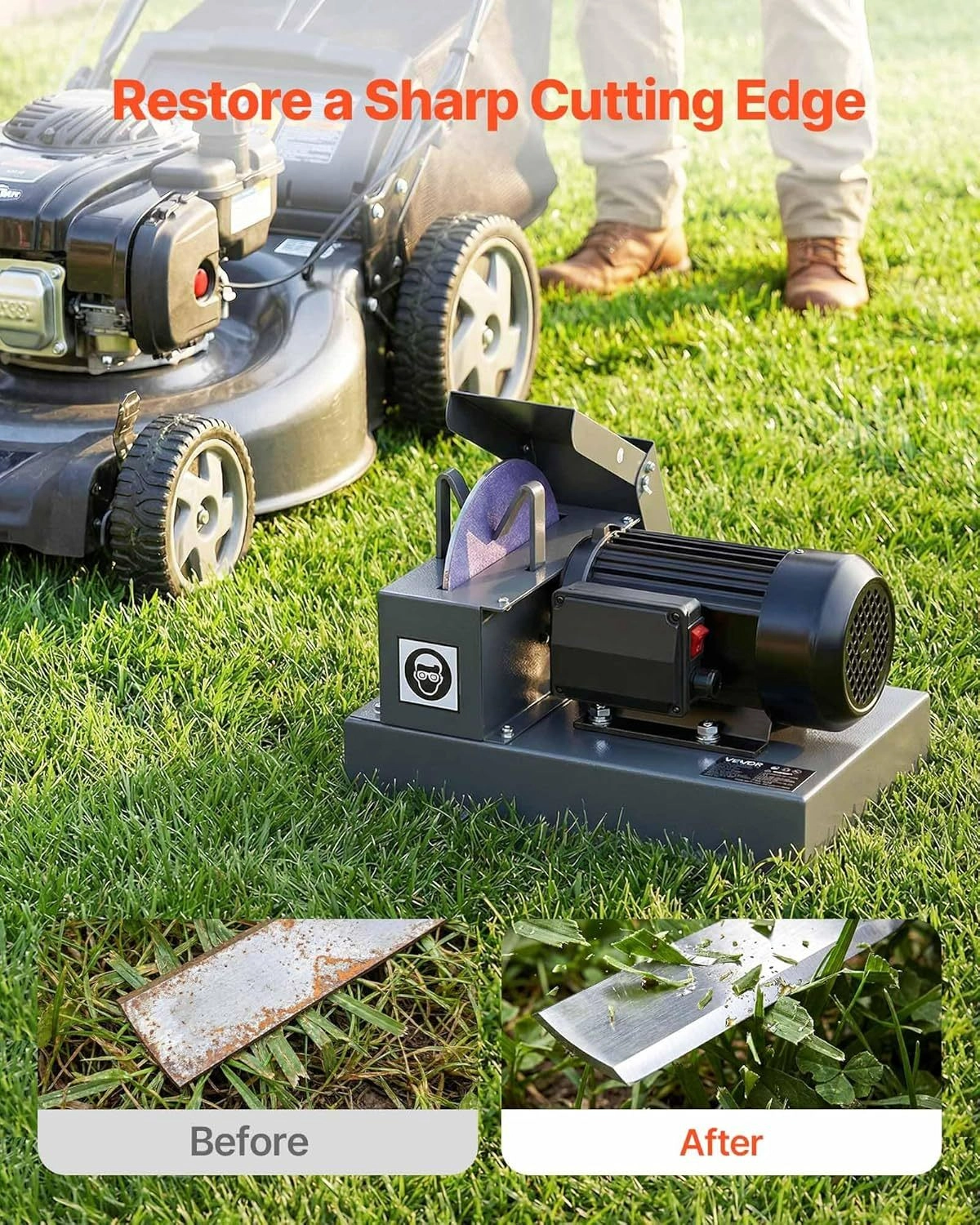 Today's Special Offer⚙️VEVOR Lawn Mower Blade Sharpener - Image 2
