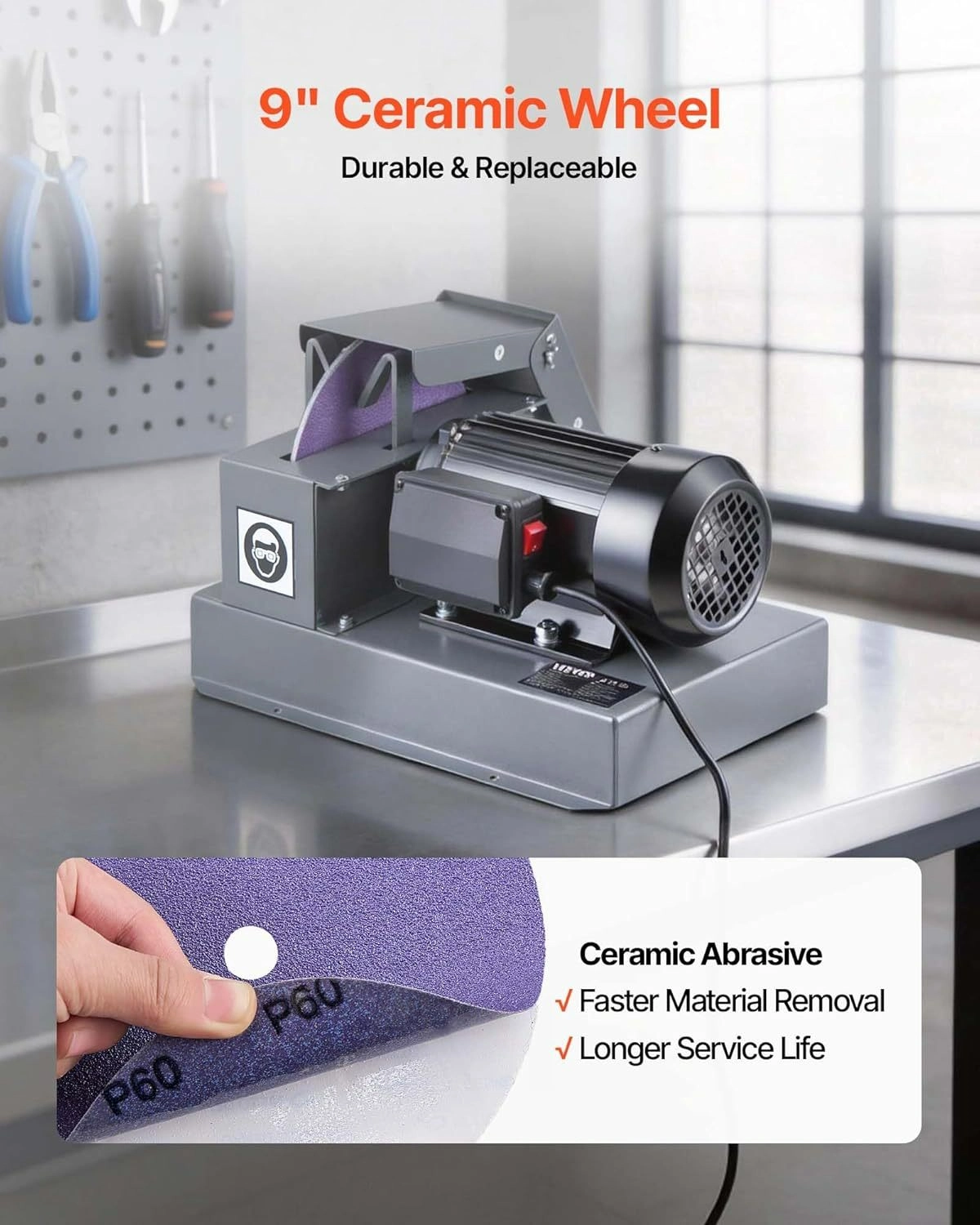 Today's Special Offer⚙️VEVOR Lawn Mower Blade Sharpener - Image 5